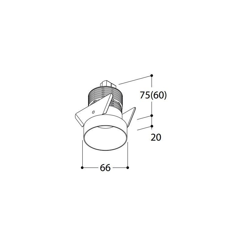 TAL FUNNEL EXO LEAF recessed spot
