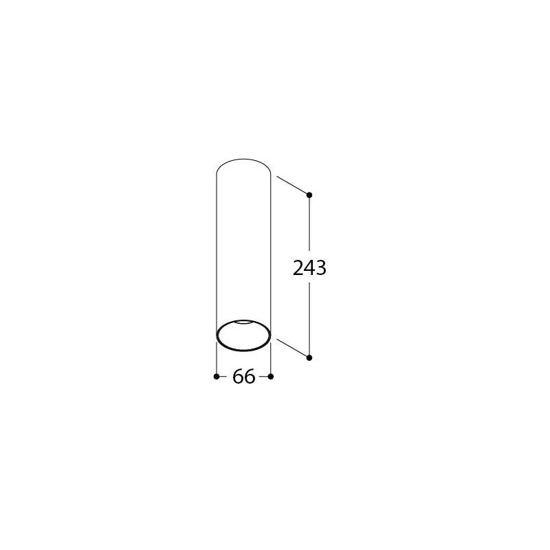 TAL FUNNEL ON 240 GU10 ceiling lamp