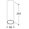 TAL FUNNEL ON 240 GU10 ceiling lamp