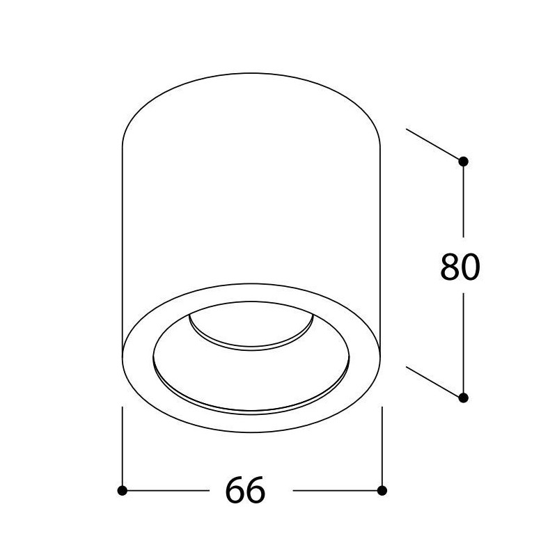 TAL FUNNEL ON SPLASH CI MAINS DIMM ceiling lamp