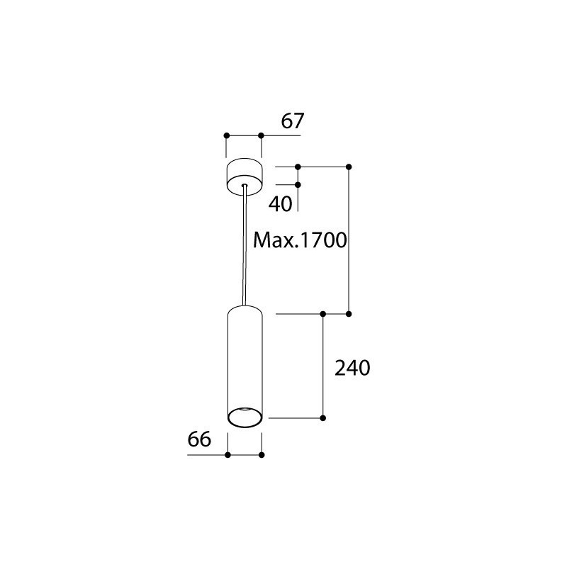 TAL FUNNEL SUSPENSION 240 GU10 suspension lamp