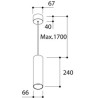 TAL FUNNEL SUSPENSION 240 GU10 suspension lamp