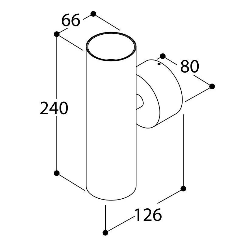 TAL FUNNEL WALL DOUBLE GU10 wall lamp