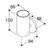 TAL FUNNEL WALL SINGLE GU10 for wall box wall lamp