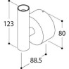 TAL HABANA SINGLE BEAM BASE CI MAINS DIMM wall lamp