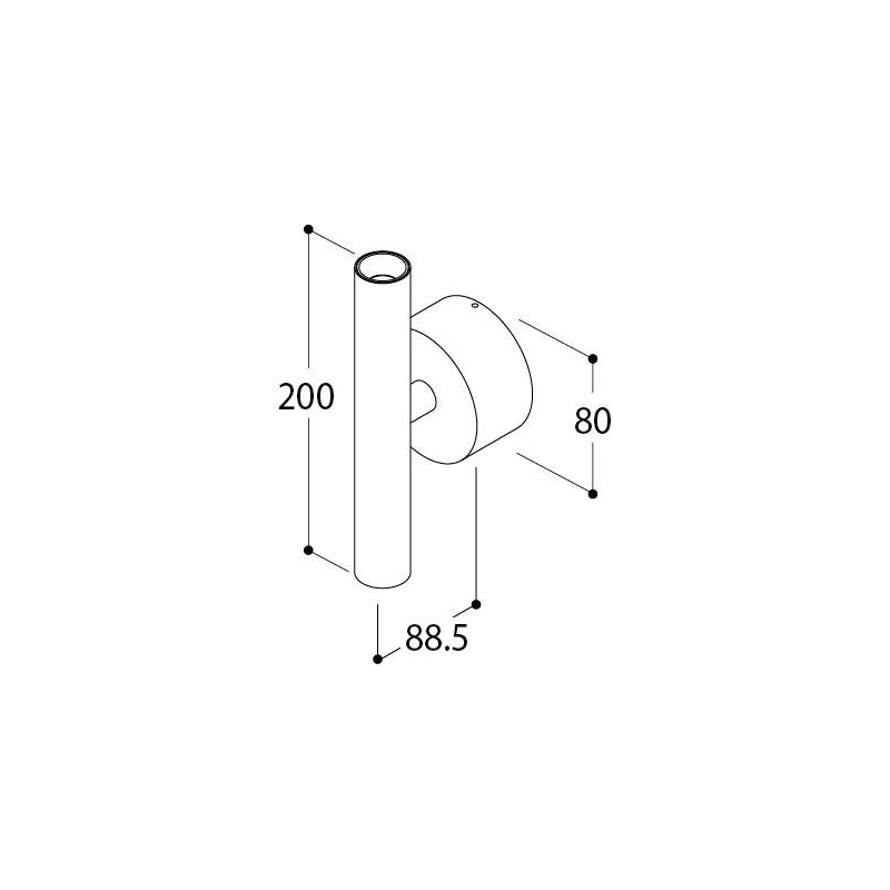 TAL HABANA UP/DOWN BASE CI MAINS DIMM wall lamp
