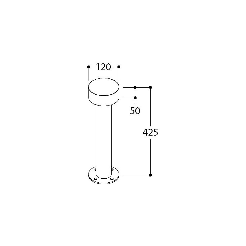 TAL HEDGE 400 CI garden pole