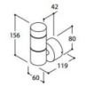 TAL HEKOWA SINGLE BEAM BEACON MAINS DIMM CI wall lamp