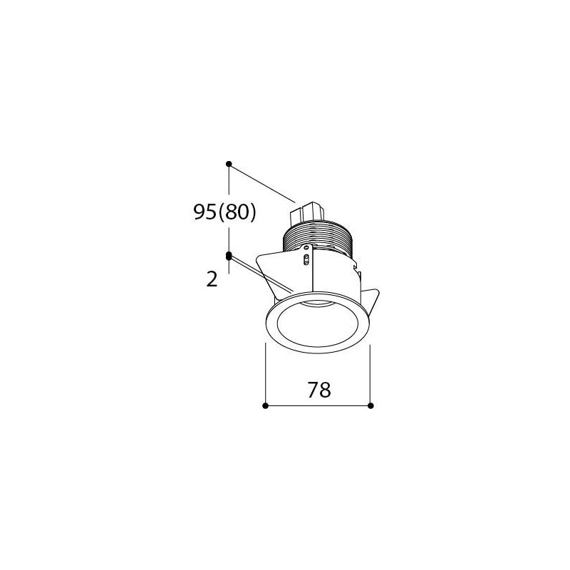 TAL HELAX 70 HALOLED LEAF recessed spot