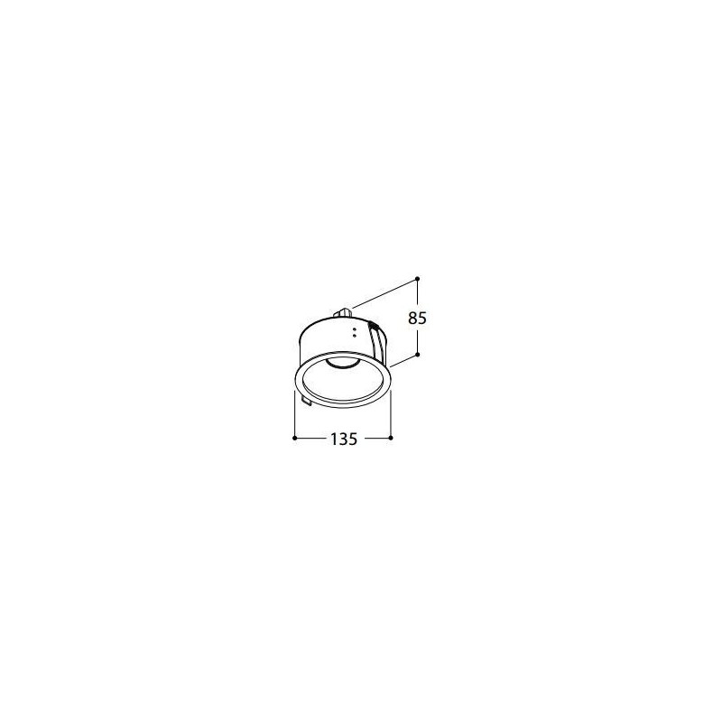 TAL HELAX SML BEAUFORT² TORSION SPOT recessed spot