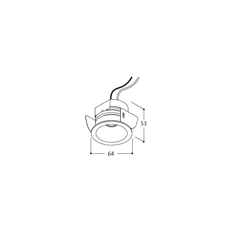 TAL HELAX SML LUX M LEAF IP65 - BEACH recessed spot