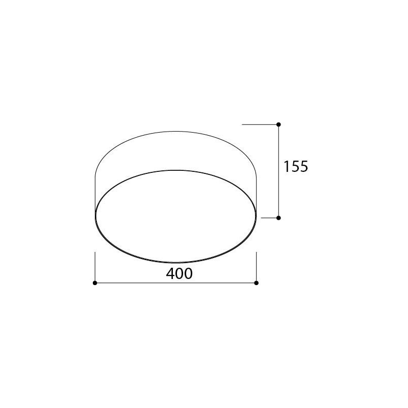 TAL HUBBLE 400 Surface Mounted ceiling lamp