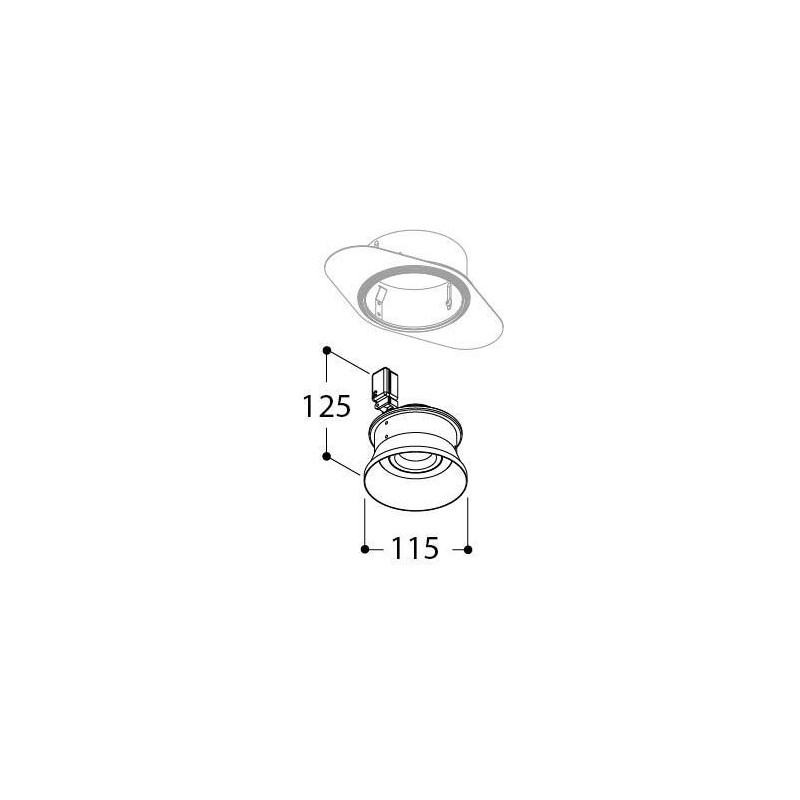 TAL INTANA HALOLED recessed spot