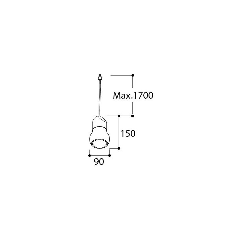 TAL KALEBAS E27 SUSPENSION M10 suspension lamp