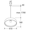 TAL LUZIEN dB E27 suspension lamp