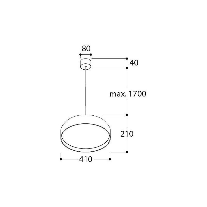 TAL LUZIEN dB LED DIMMABLE suspension lamp