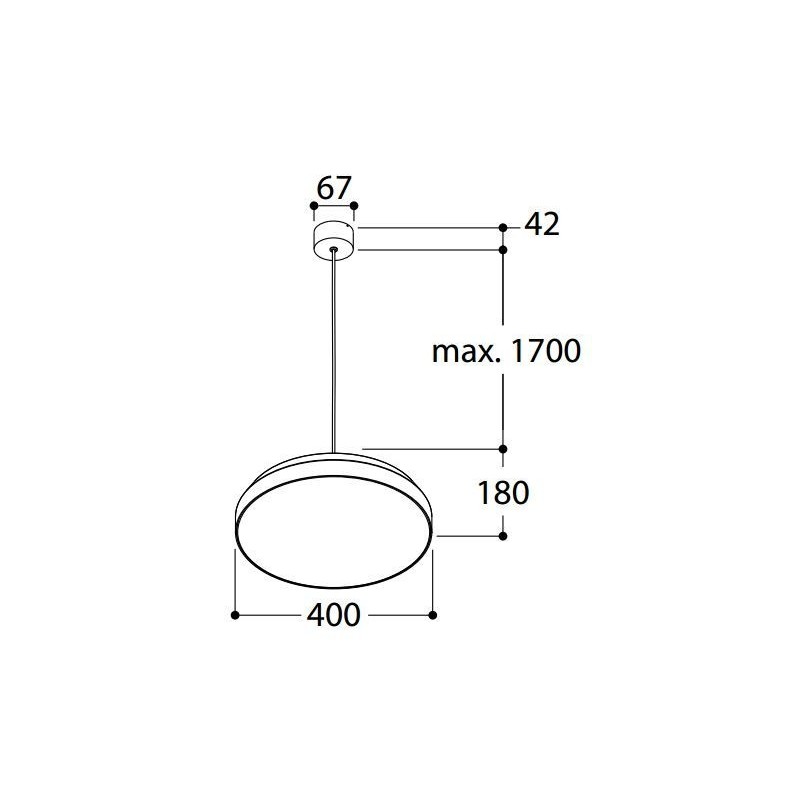 TAL LUZIEN SMD LED DIMMABLE suspension lamp