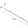 Tal Lighting MAGNETIC LED 48V L1128 OPAL Schienenleuchte