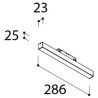 Tal Lighting MAGNETIC LED 48V L286 OPAL Schienenleuchte