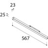 Tal Lighting MAGNETIC LED 48V L567 OPAL Schienenleuchte