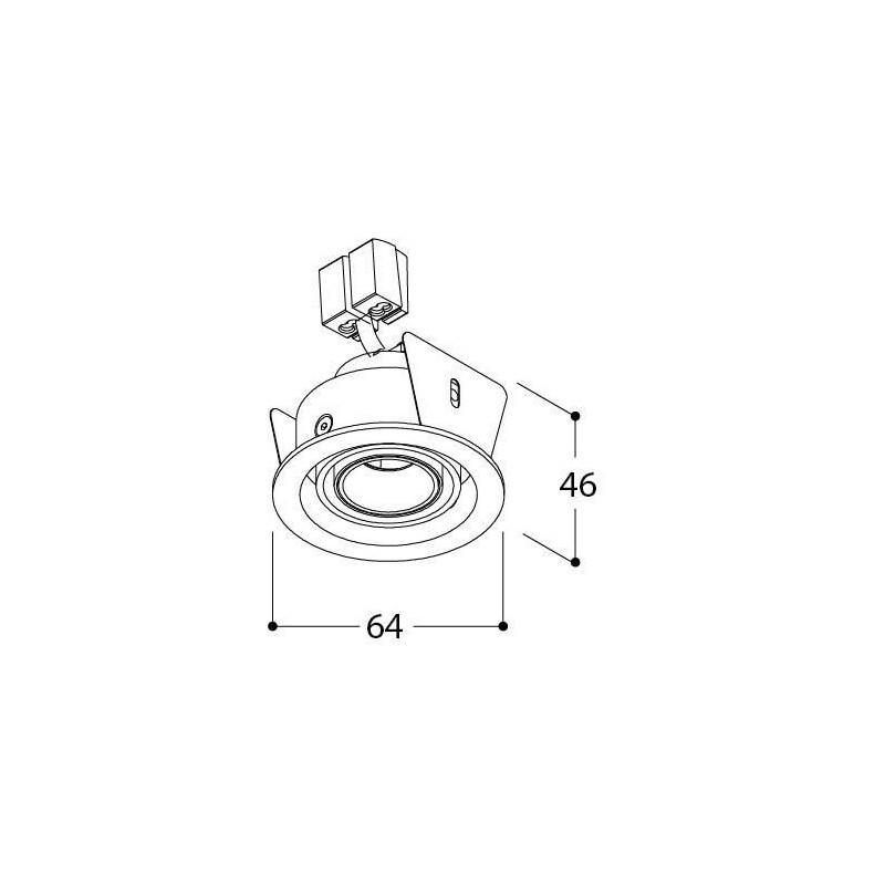 TAL MICRO ECLIPS LEAF recessed spot