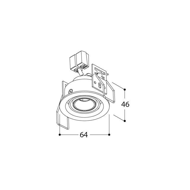 TAL MICRO ECLIPS TORSION recessed spot