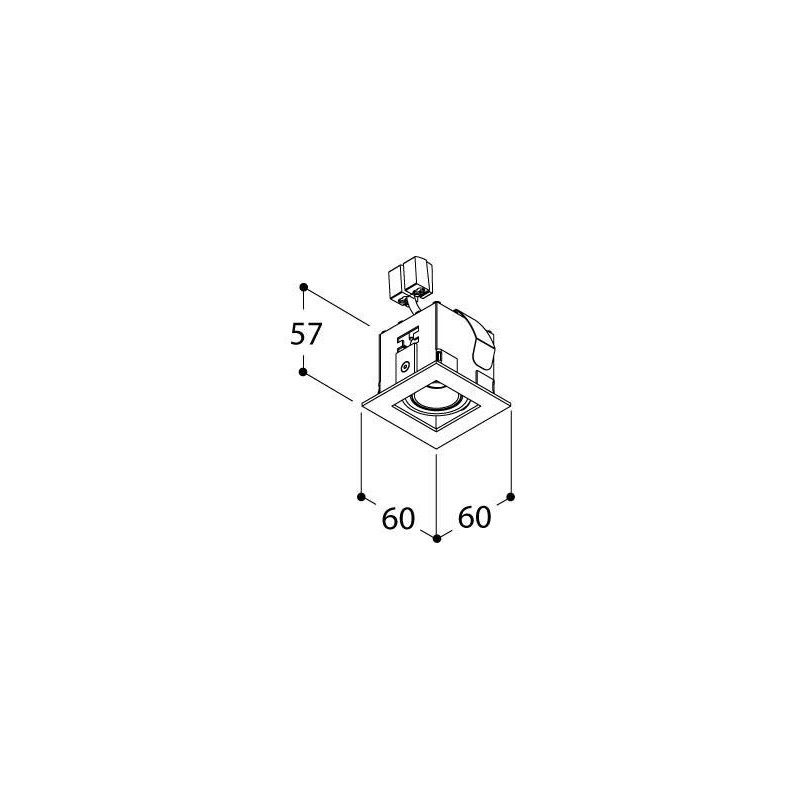 TAL MICRO TOMMY 1 LEAF recessed spot