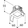 TAL MICRO TOMMY 1 VIP54 TORSION recessed spot