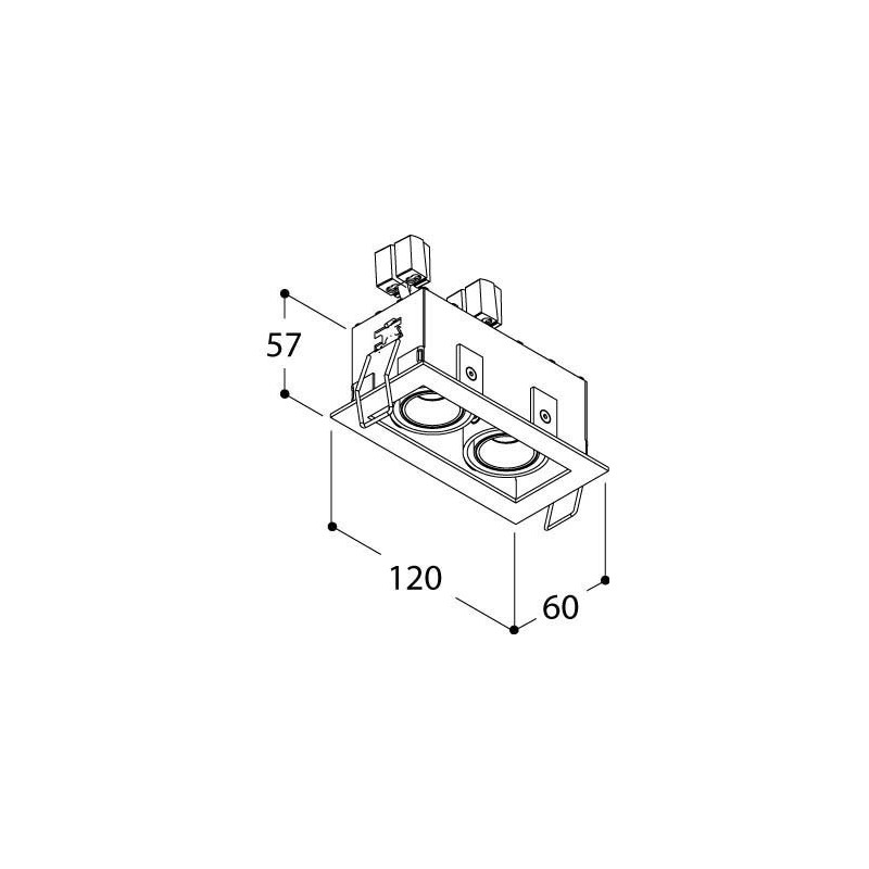 TAL MICRO TOMMY 2 TORSION recessed spot