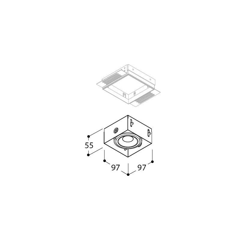 TAL MINI PROJEXXAR 1 BEAUFORT  recessed spot