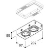 TAL MINI PROJEXXAR 2 BEAUFORT  recessed spot