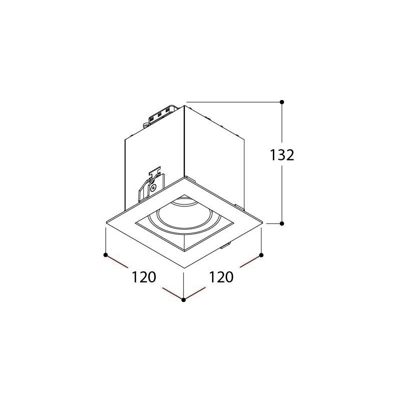 TAL MINI TOMMY  1 HALOLED recessed spot