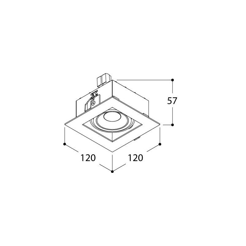 TAL MINI TOMMY SLIM 1 BEAUFORT recessed spot