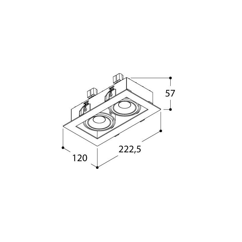TAL MINI TOMMY SLIM 2 BEAUFORT recessed spot