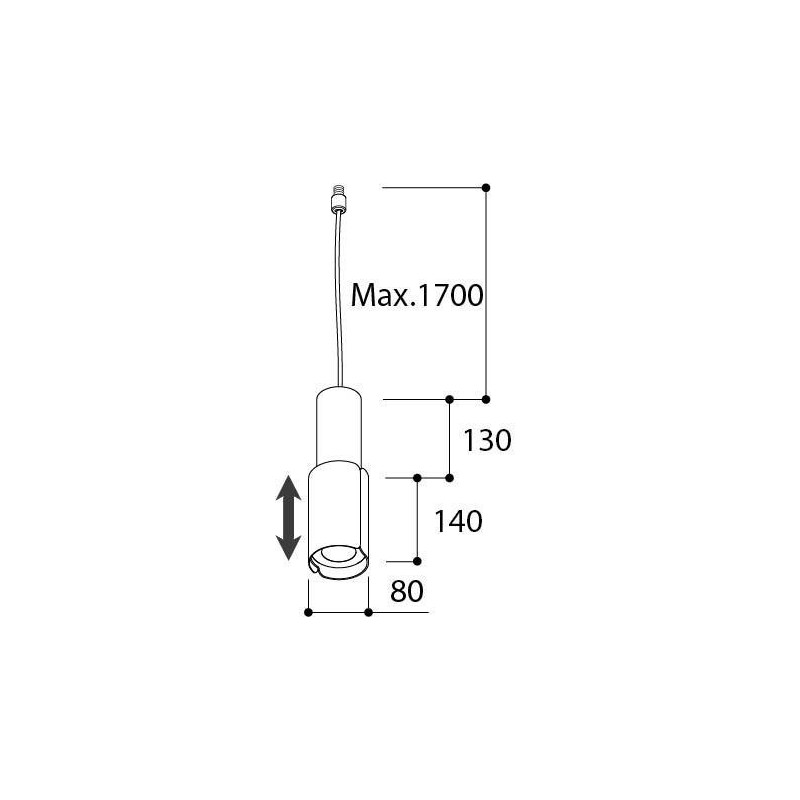 Tal Lighting NELSON SUSPENDED M10 MAINS DIMM Hängelampe