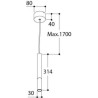 Tal Lighting NOBEL PI CI MAINS DIMM Hängelampe