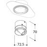 TAL NOBEL SFEROS TRIMLESS recessed spot