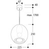 Tal Lighting OLIJF SUSPENSION E27 Hängelampe