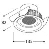 TAL ORBITAL IP65 LEAF - THROUGH FLOW - recessed spot