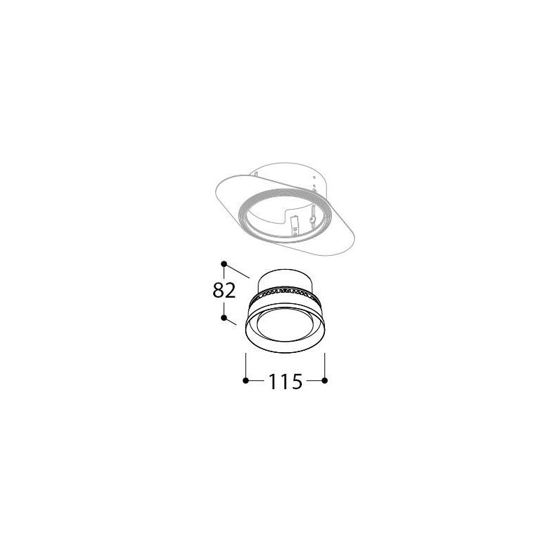 TAL ORBITAL IP65 TRIMLESS - FLOW CONTROL - recessed spot