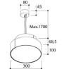 Tal Lighting ROLLO 300 Suspended Hängelampe