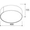 Tal Lighting ROLLO 400 Surface Mounted Deckenlampe