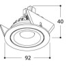 Tal Lighting SIMPLON BEAUFORT LEAF Deckenlampe