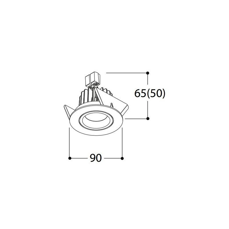 Tal Lighting SOLID ROUND HALOLED Deckenlampe