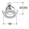 Tal Lighting SOLID ROUND MOBY HALOLED Deckenlampe