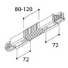TAL SURFACE TRACK 3F - FLEX COUPLER 
