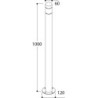 Tal TOOTEM 1000 BEACON LUXEON M CI Pollerleuchte