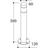 Tal TOOTEM 500 BEACON LUXEON M CI Pollerleuchte