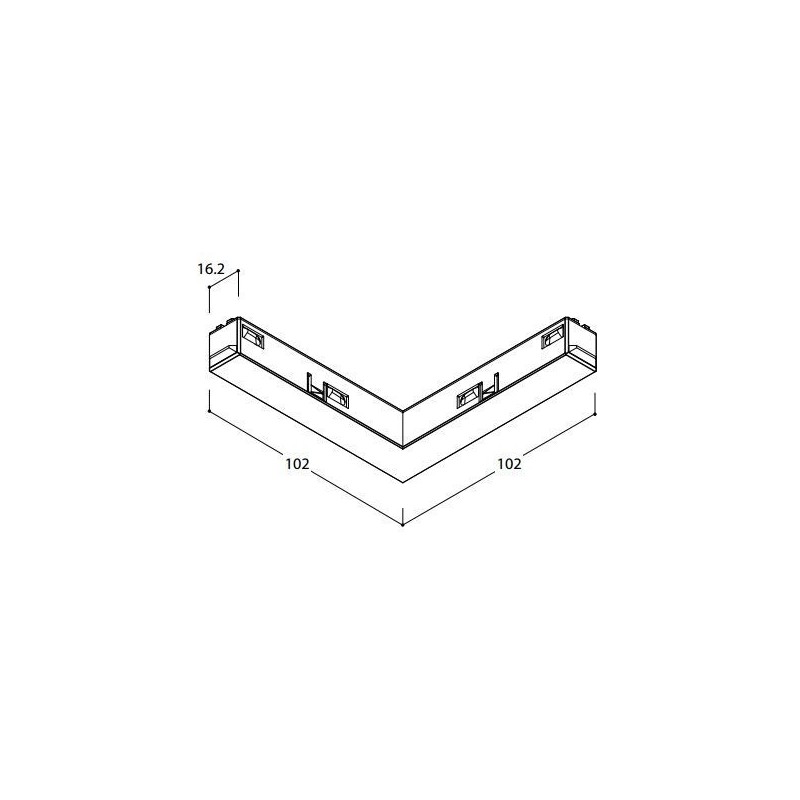 TAL TRACK 48V - CORNER COUPLER 