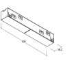 TAL TRACK 48V - STRAIGHT COUPLER 